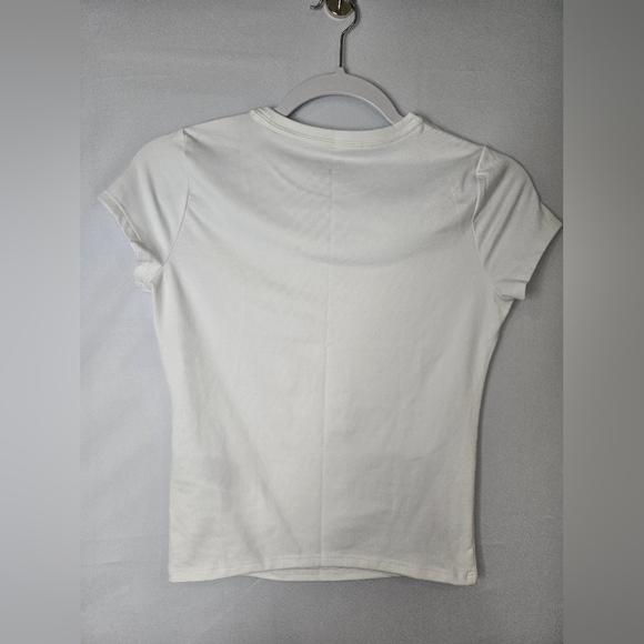 Hollister Crisp White Crewneck Tee Size Small - Picture 2 of 4